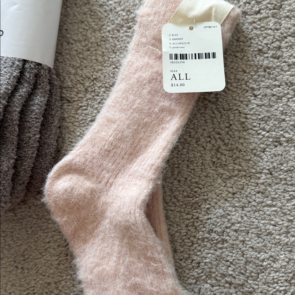 Free people fuzzy sock bundle - Picture 5 of 5